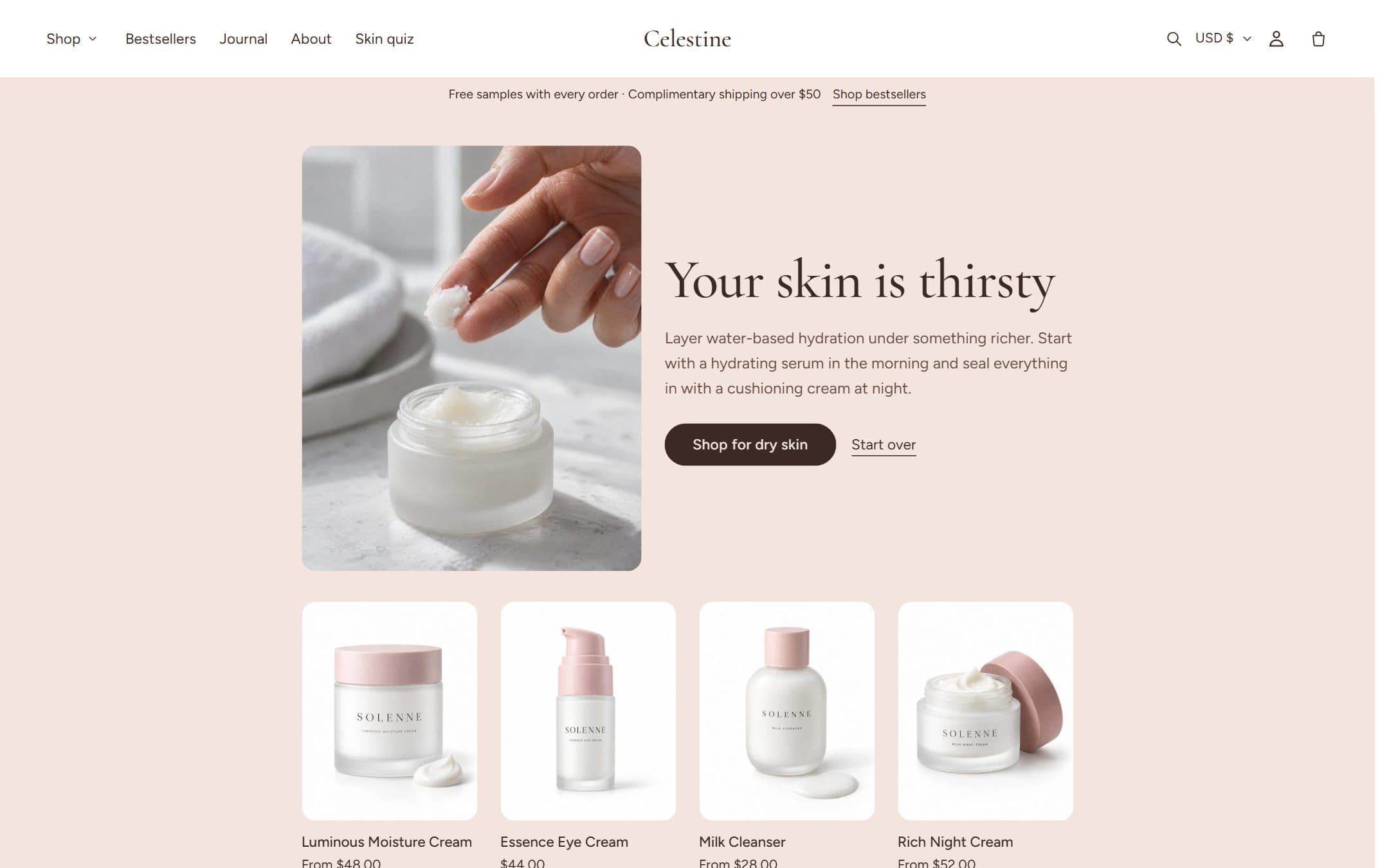 Skin quiz