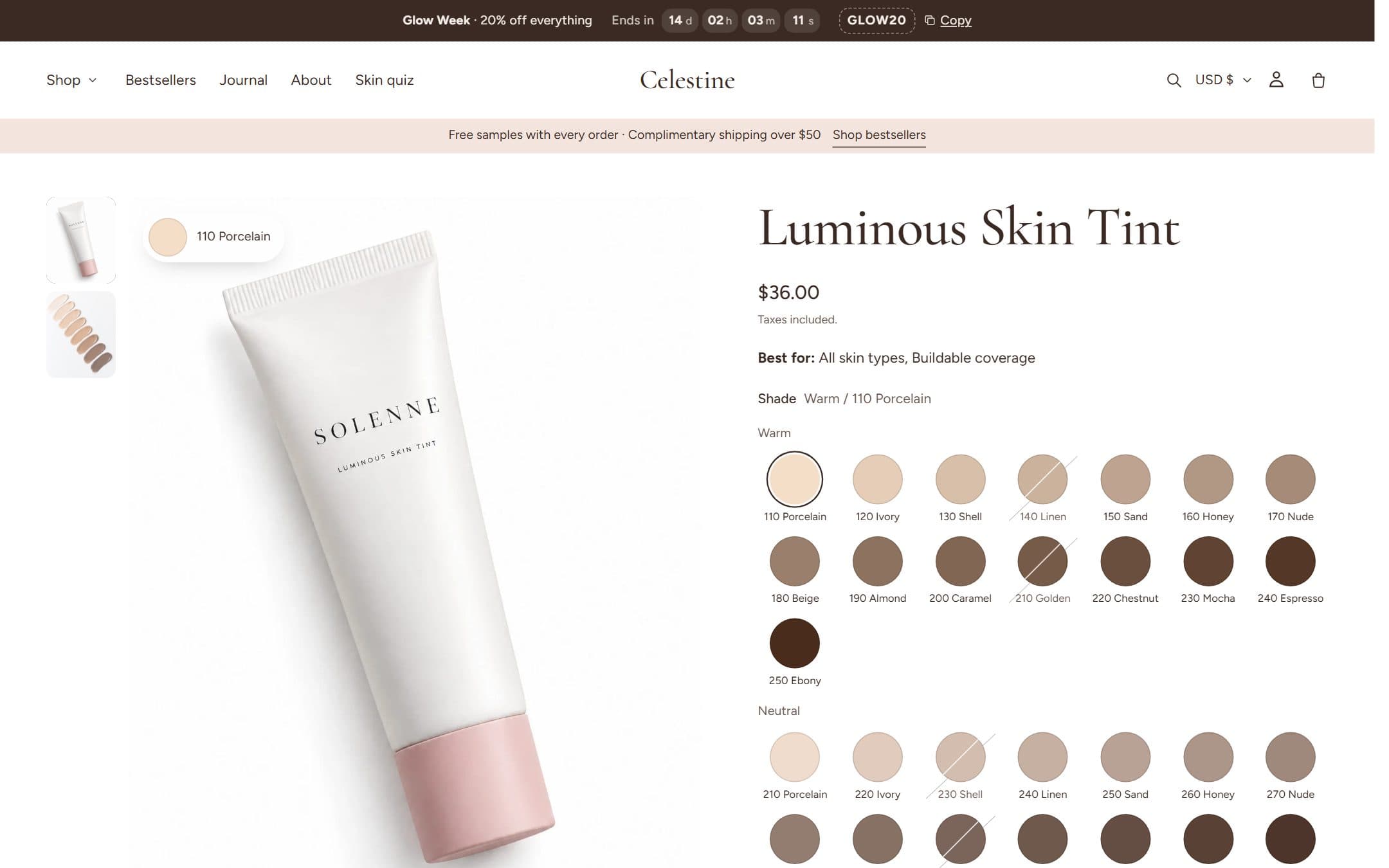 Shade picker